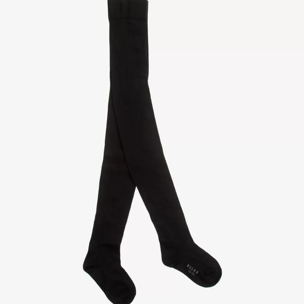 Falke Girls Black Cotton Tights^ Tights