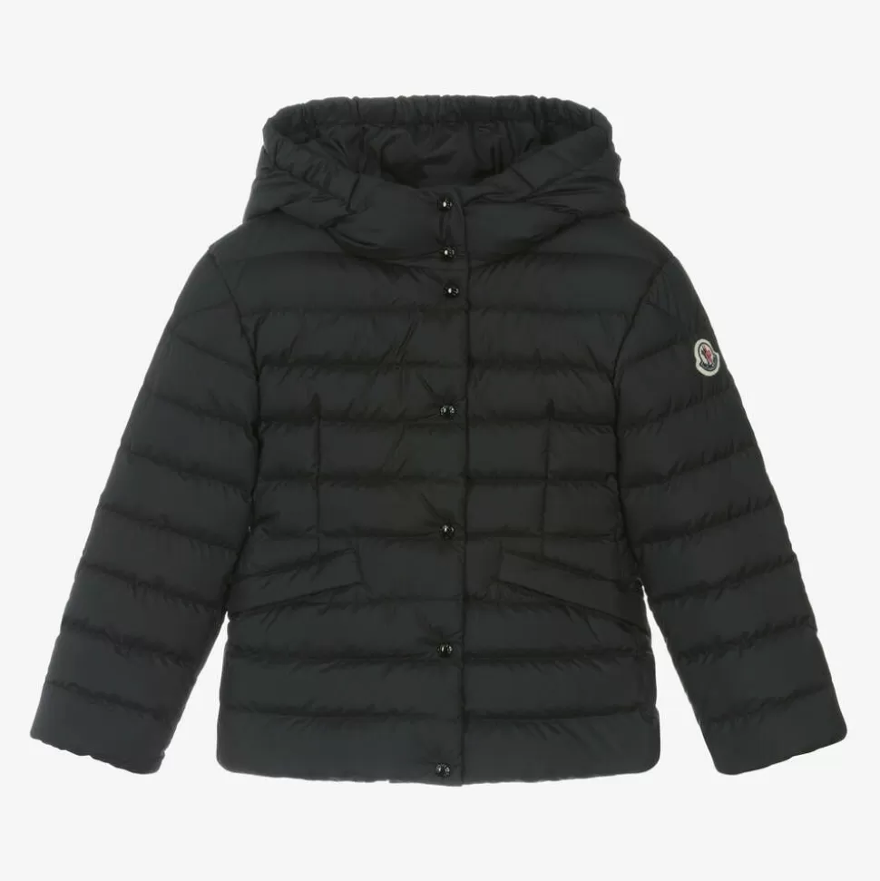 Moncler Enfant Girls Black Egisto Down Puffer Jacket^ Coats & Jackets