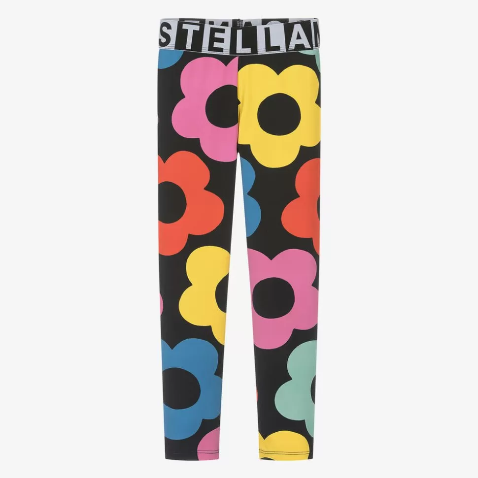 Stella McCartney Kids Girls Black Flower Leggings^ Leggings