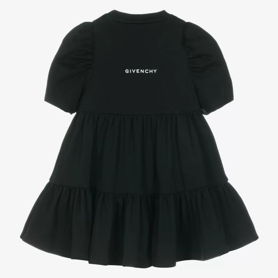 Givenchy Girls Black 4G Logo Cotton Dress^ Dresses