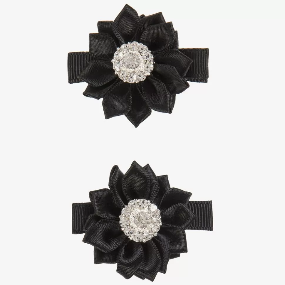 Cute Cute Girls Black Hair Clips (2 Pack)^ Hair Accessories