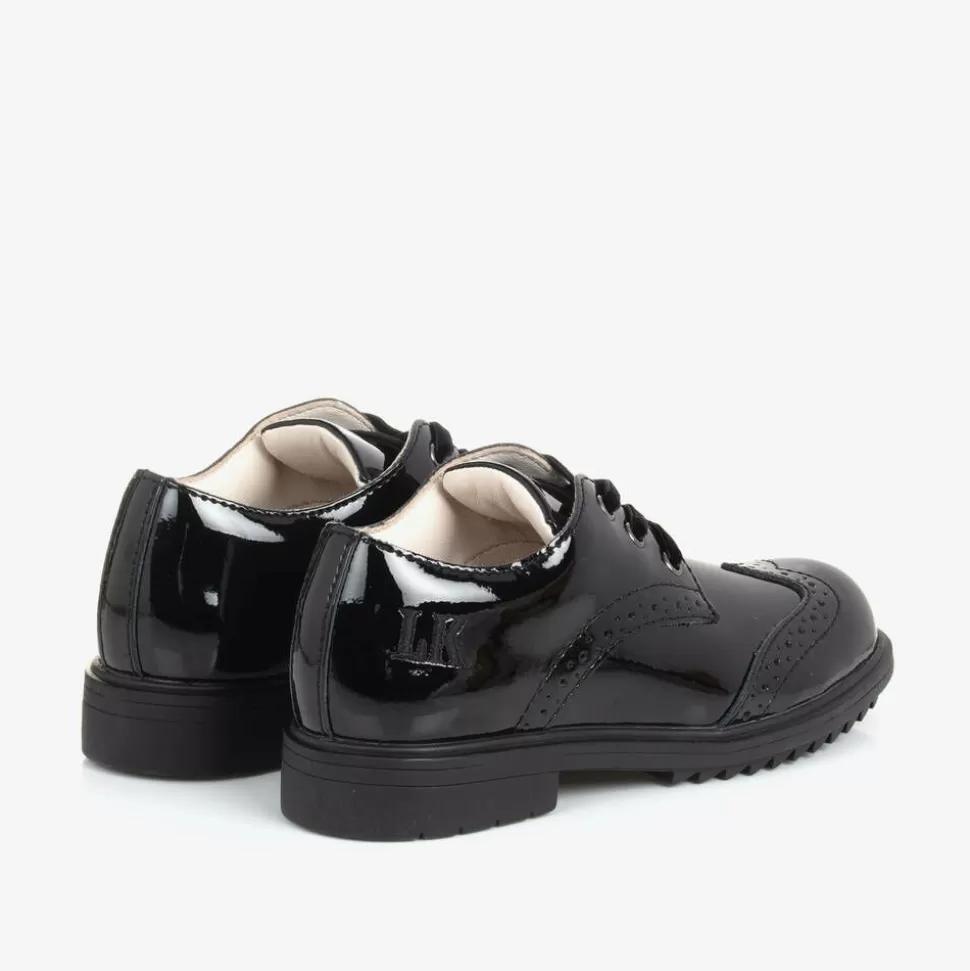 Lelli Kelly Girls Black Patent Leather Brogue Shoes^ School Shoes | Brogues