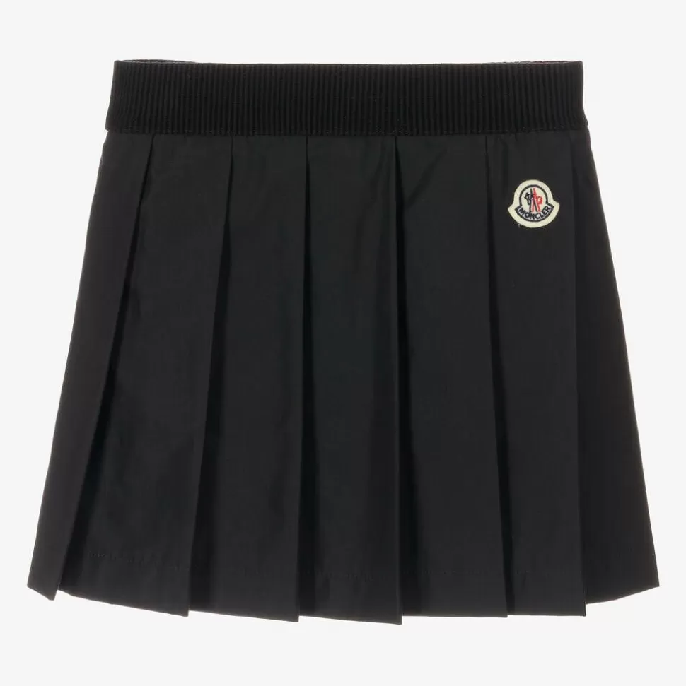 Moncler Enfant Girls Black Pleated Skirt^ Skirts