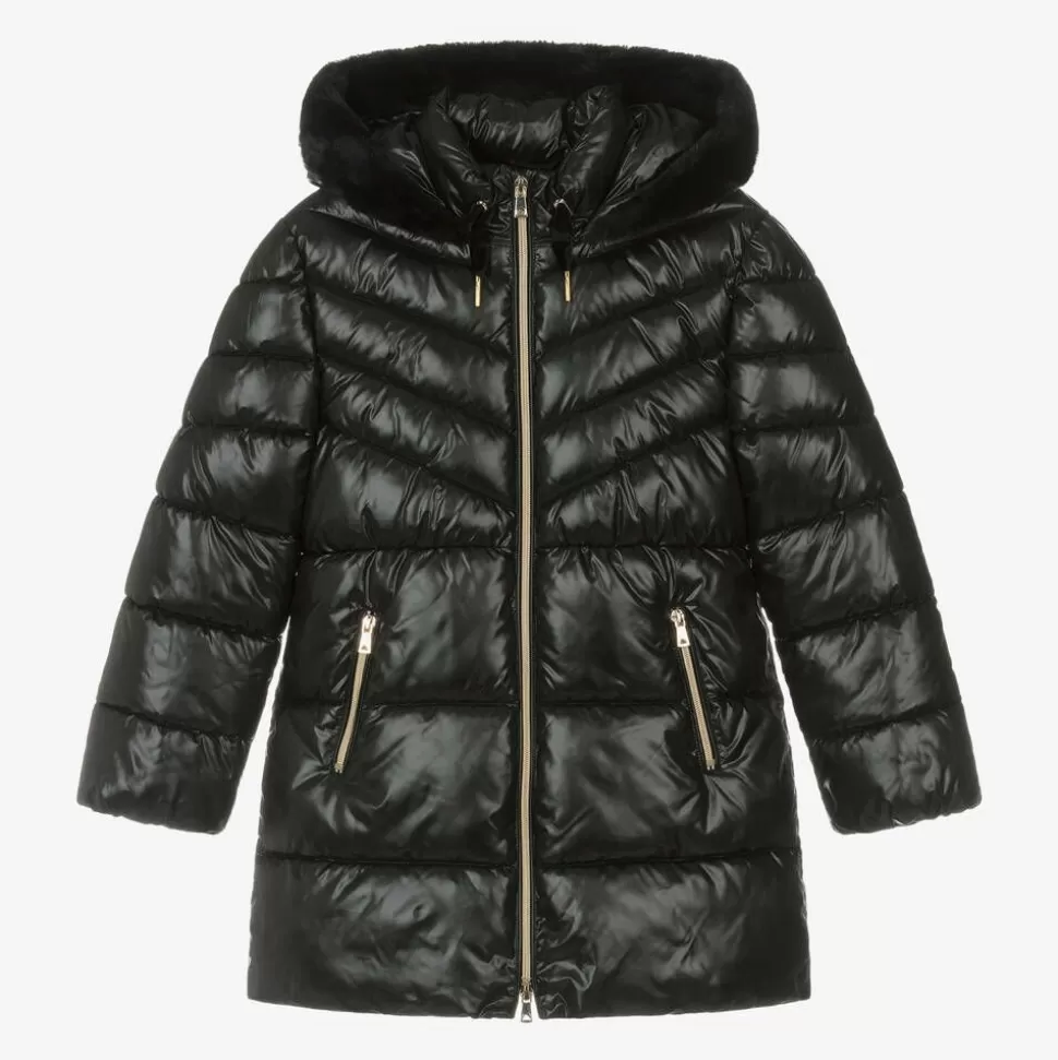 Mayoral Girls Black Puffer Coat^ Coats & Jackets