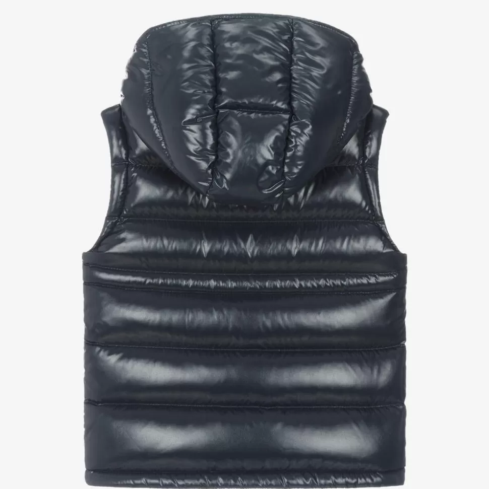 Moncler Enfant Girls Blue Ania Down Puffer Gilet^ Coats & Jackets