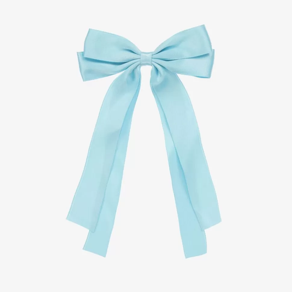 Bowtique London Girls Blue Bow Hair Clip (12cm)^ Hair Accessories