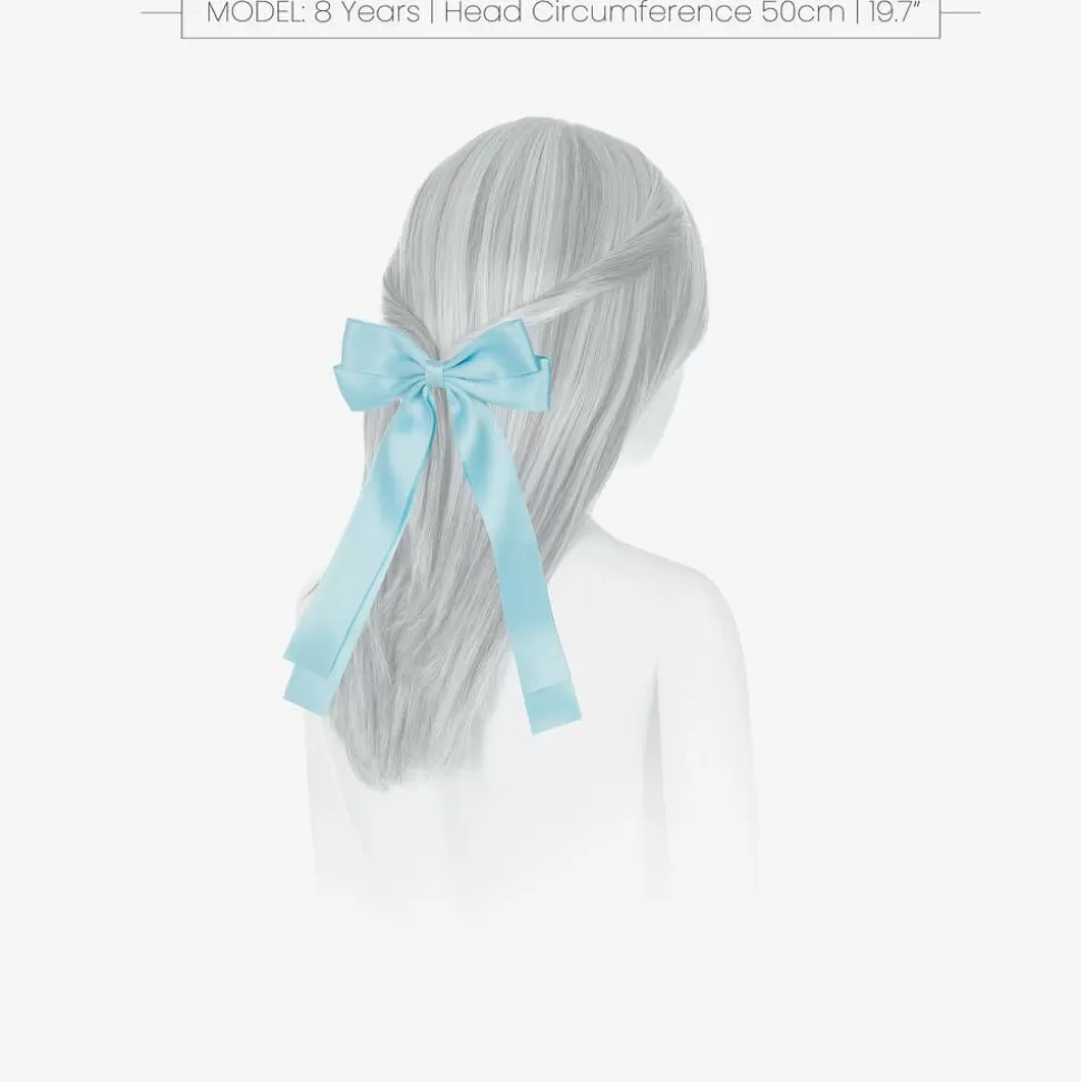 Bowtique London Girls Blue Bow Hair Clip (12cm)^ Hair Accessories