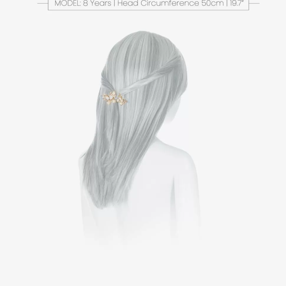 David Charles Girls Blue Butterfly Hair Clip (8cm)^ Hair Accessories