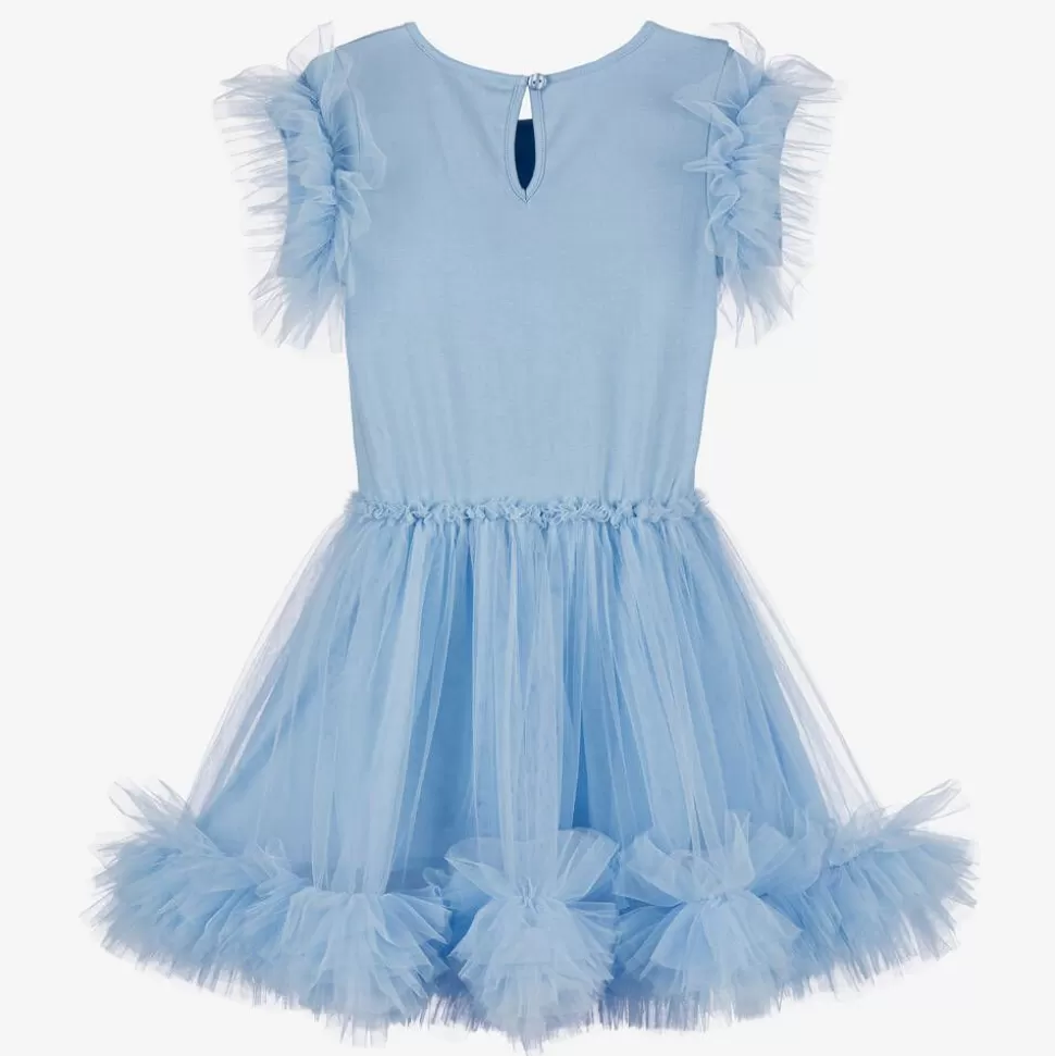 Tutu du Monde Girls Blue Butterfly Tulle Sequin Dress^ Dresses