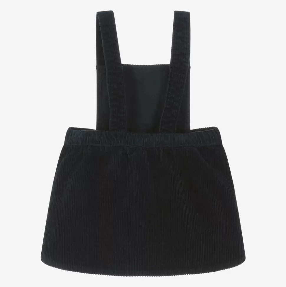 Carrément Beau Girls Blue Cotton Corduroy Pinafore Dress^ Dresses | Dresses