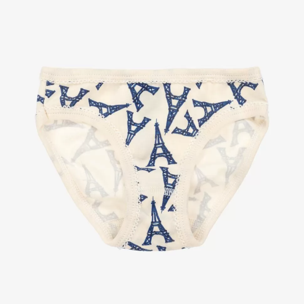 Petit Bateau Girls Blue Cotton Knickers (3 Pack)^ Underwear