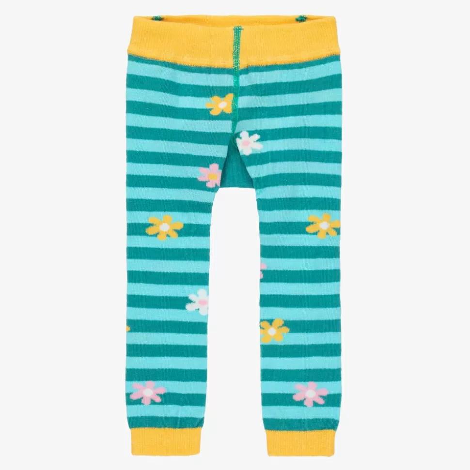 Powell Craft Girls Blue Cotton Leggings^ Leggings | Leggings