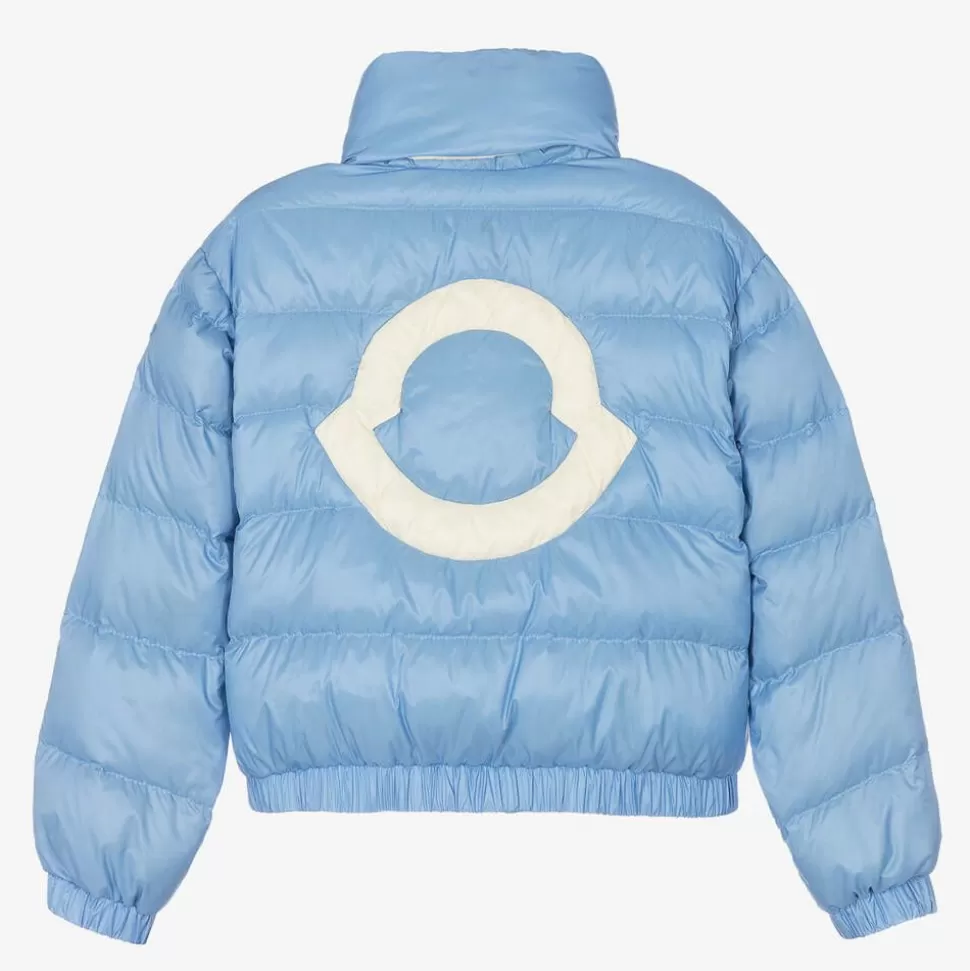 Moncler Enfant Girls Blue Down Padded Musa Jacket^ Coats & Jackets