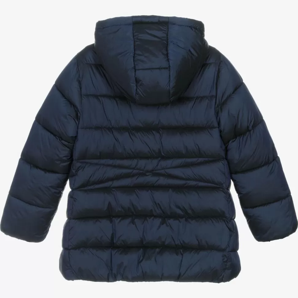 Mayoral Girls Blue Hooded Puffer Coat^ Coats & Jackets