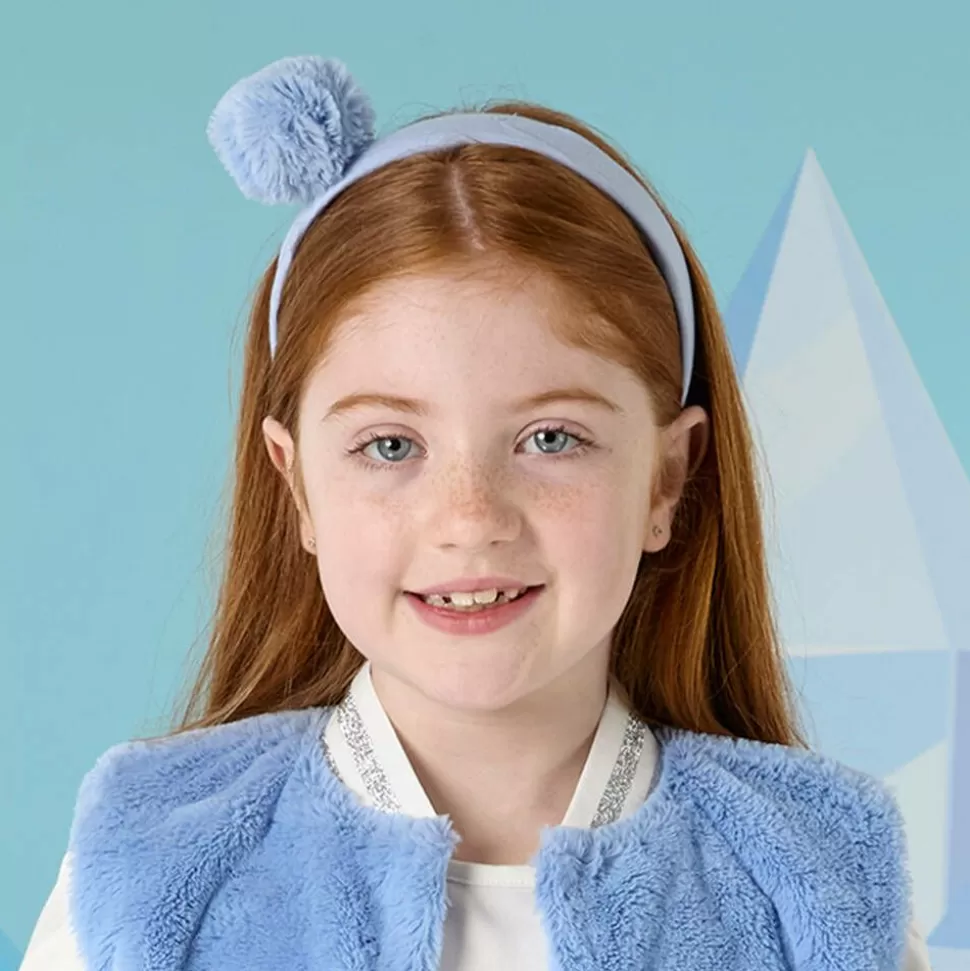 A Dee Girls Blue Pom-Pom Hairband^ Hair Accessories