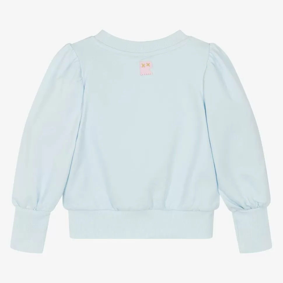 Rock Your Baby Girls Blue Unicorn Cotton Sweatshirt^ Tops