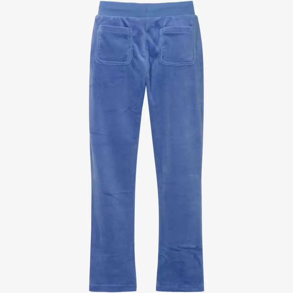 Juicy Couture Girls Blue Velour Flared Joggers^ Trousers