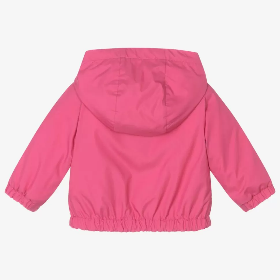 Moncler Enfant Girls Bright Pink Evanthe Hooded Jacket^ Coats & Jackets