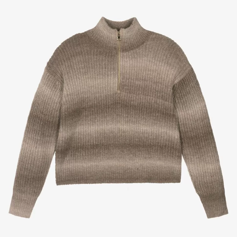 Mayoral Girls Brown Sweater^ Tops