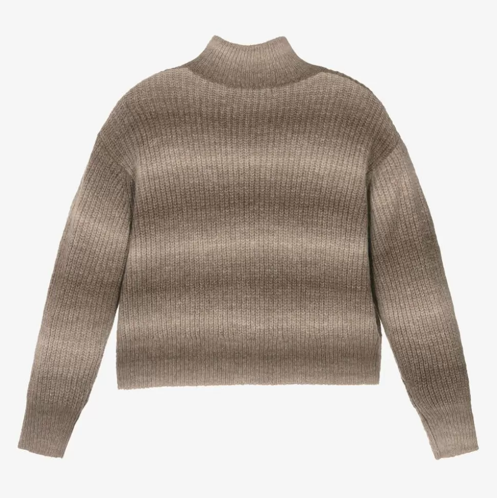 Mayoral Girls Brown Sweater^ Tops