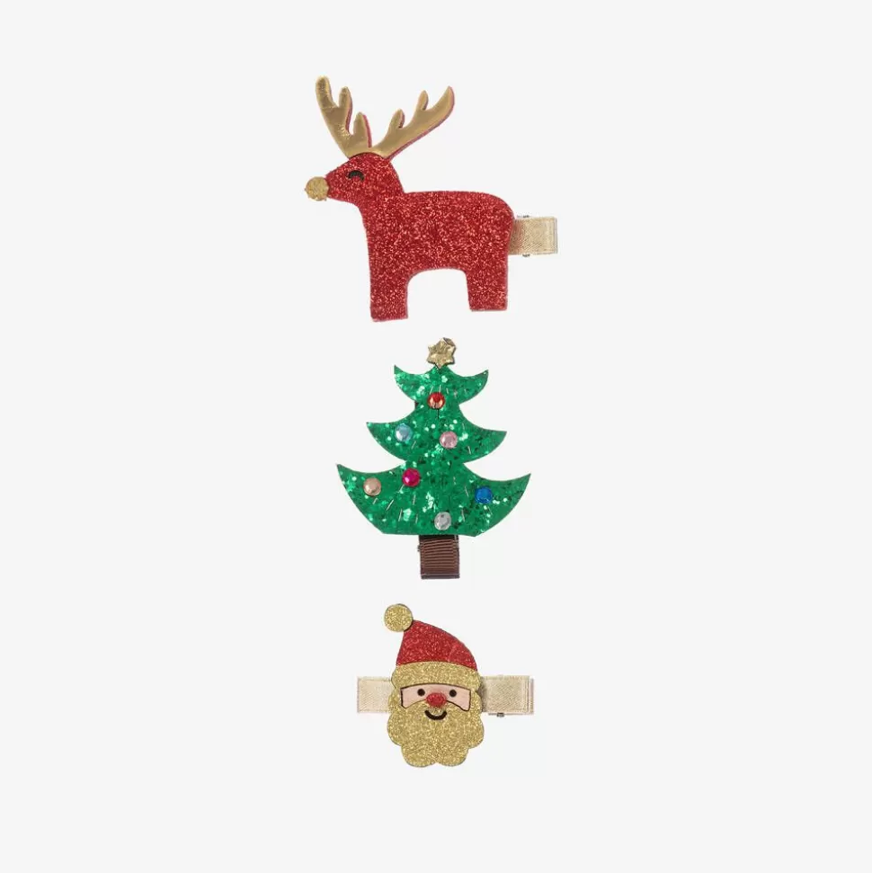 Bowtique London Girls Christmas Hair Clips (3 Pack)^ Hair Accessories