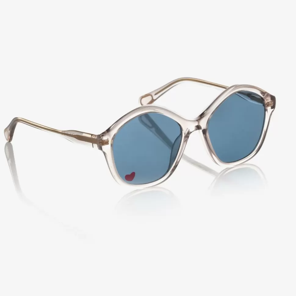 Chloé Girls Clear Round Sunglasses^ Clothing Accessories