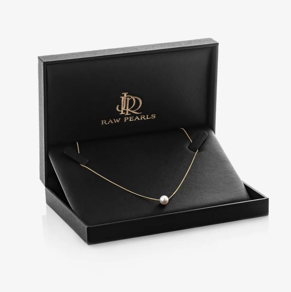 Raw Pearls Girls 9ct Gold & Pearl Necklace (36cm)^ Jewellery | Gifts