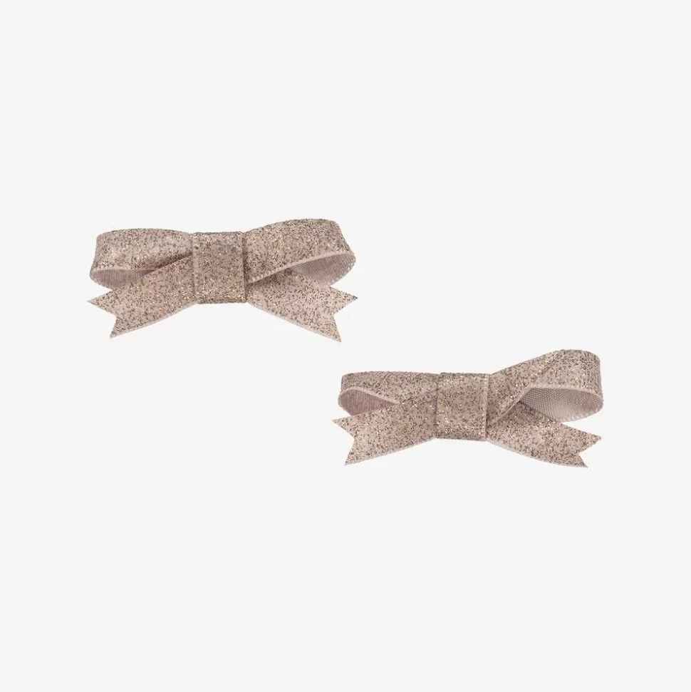 Bowtique London Girls Glittery Beige Hair Clips (2 Pack)^ Hair Accessories
