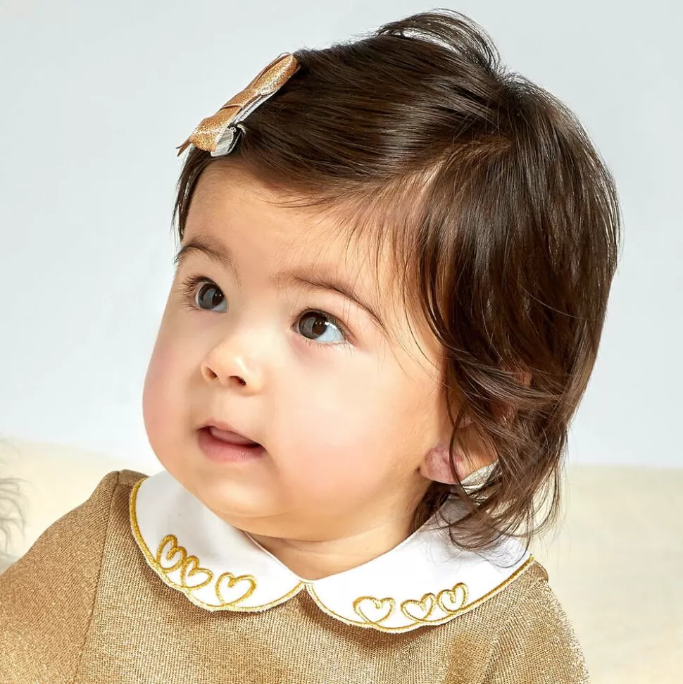 Bowtique London Girls Glittery Gold Hair Clips (2 Pack)^ Hair Accessories