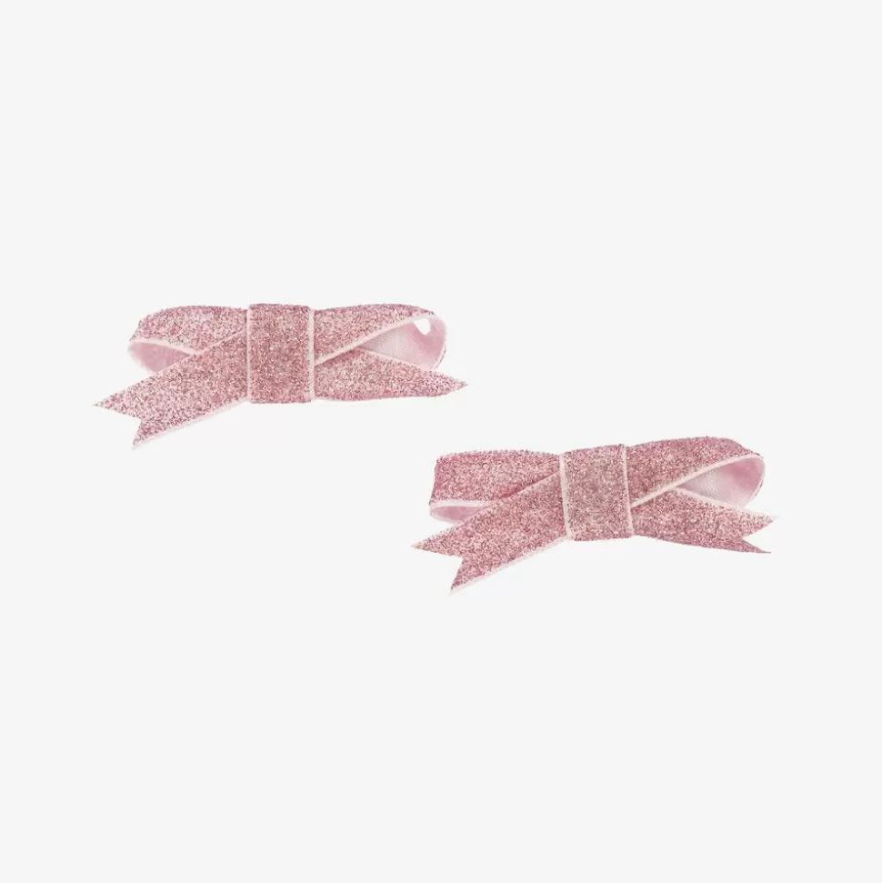 Bowtique London Girls Glittery Pink Hair Clips (2 Pack)^ Hair Accessories