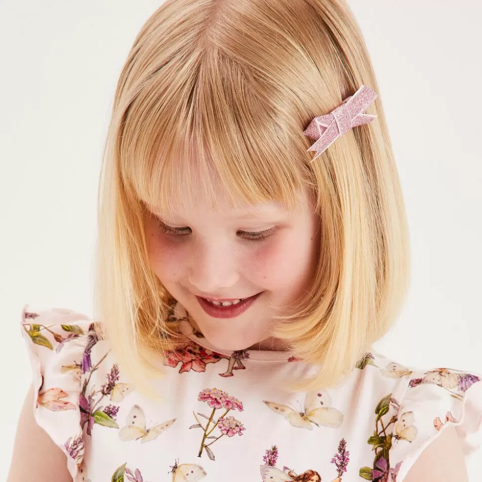 Bowtique London Girls Glittery Pink Hair Clips (2 Pack)^ Hair Accessories