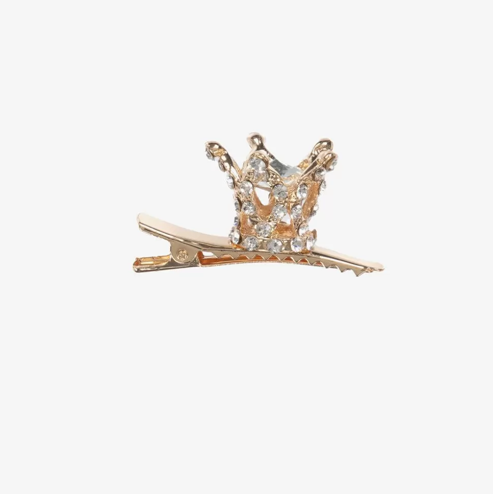 Bowtique London Girls Gold Crown Hair Clip (5cm)^ Hair Accessories