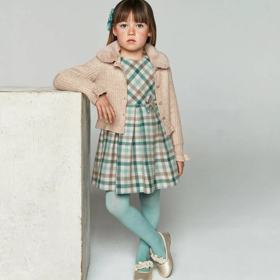 Mayoral Girls Gold Knitted Cardigan^ Tops
