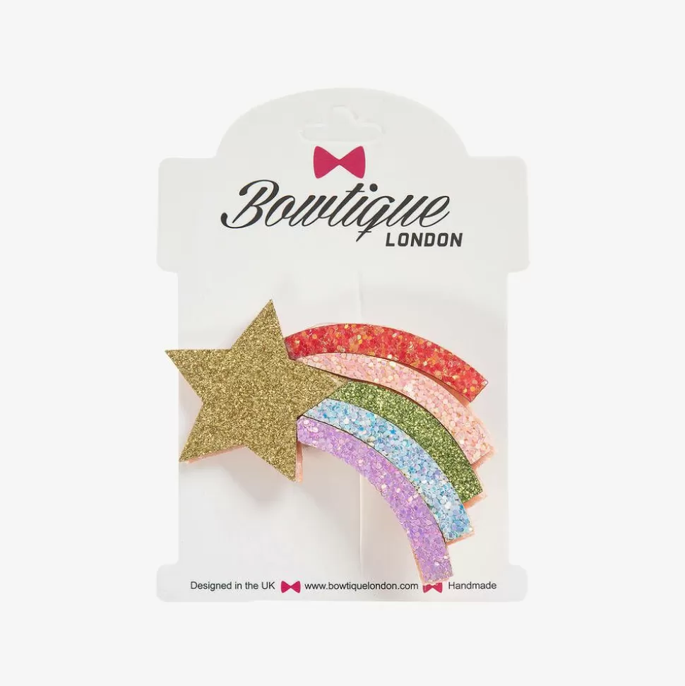 Bowtique London Girls Gold Shooting Star Hair Clip (7.5cm)^ Hair Accessories