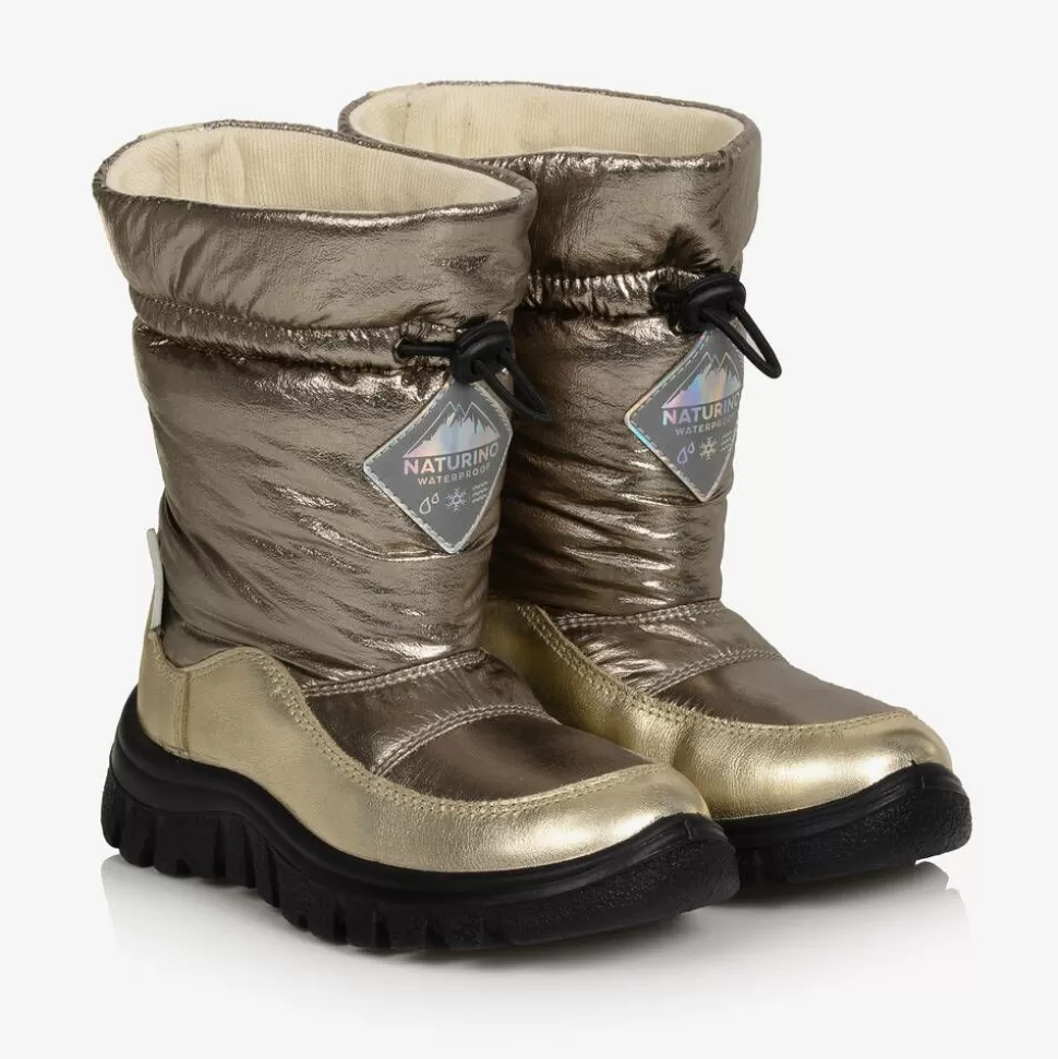 Naturino Girls Gold Waterproof Snow Boots^ Snow Boots | Snow Boots