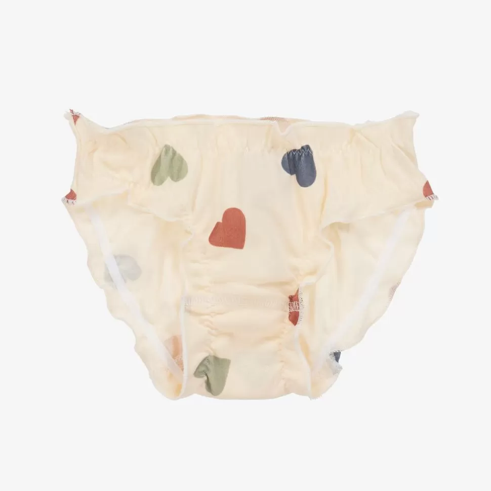 Petit Bateau Girls Green & Red Cotton Knickers (3 Pack)^ Underwear