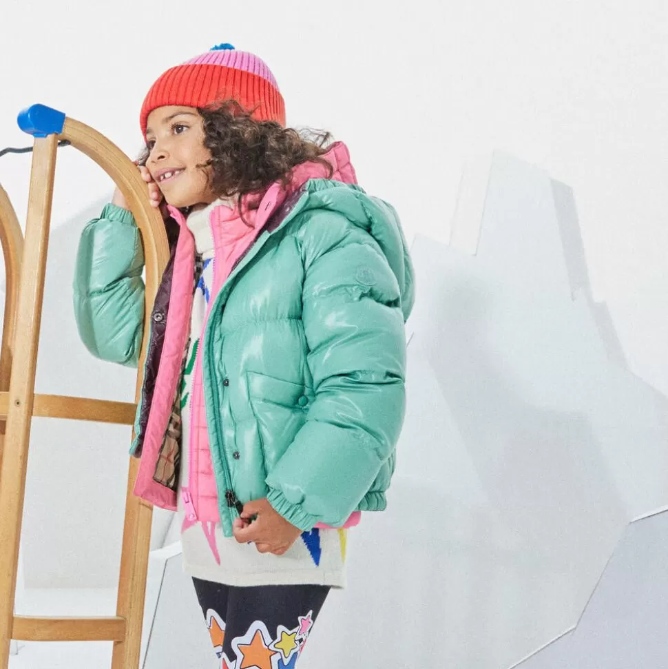 Moncler Enfant Girls Green Down Padded Jacket^ Coats & Jackets
