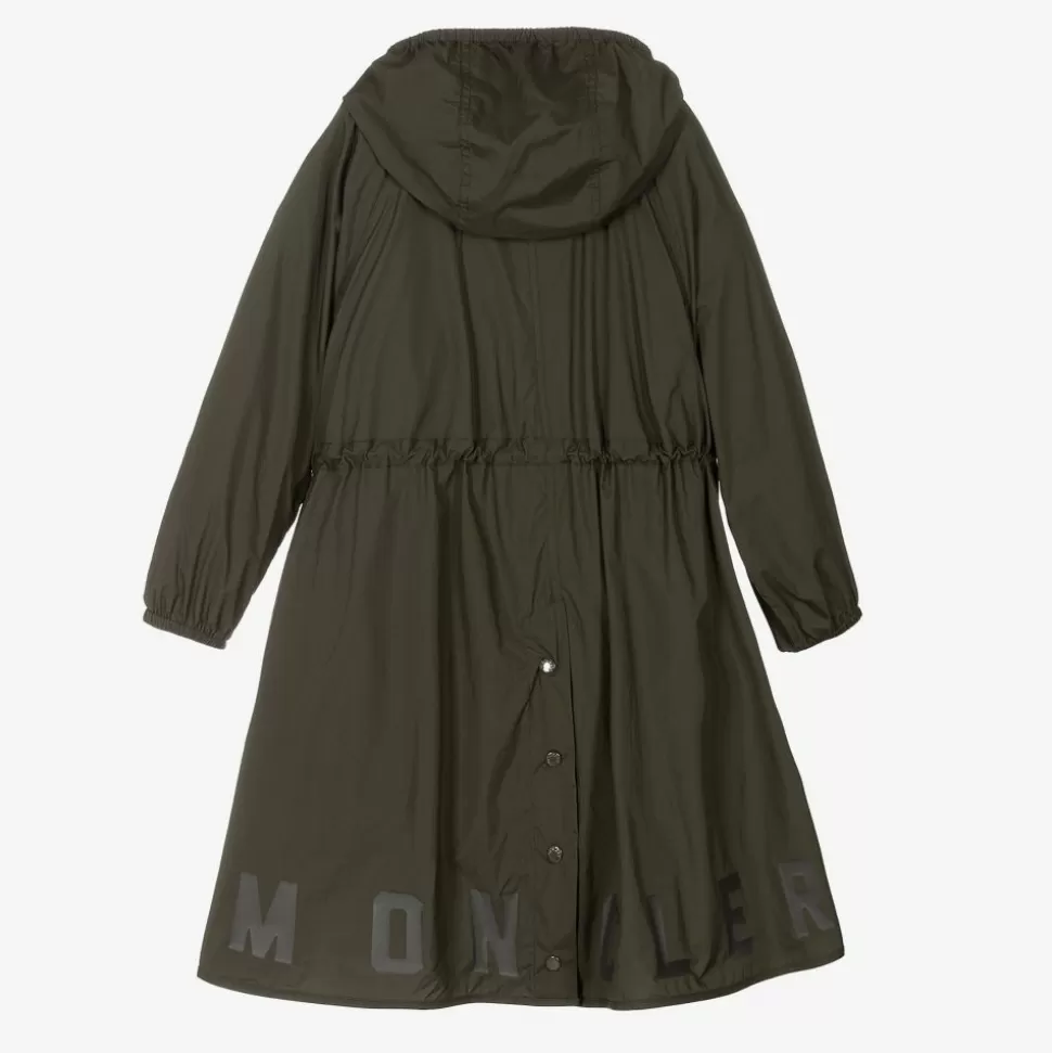 Moncler Enfant Girls Green Down Parka Coat^ Coats & Jackets