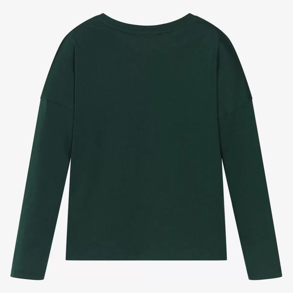 Chloé Girls Green Organic Cotton Top^ Tops