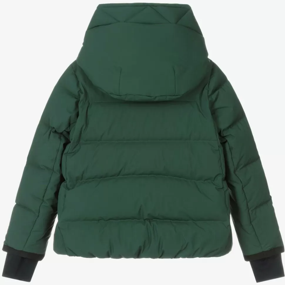 Moncler Enfant Girls Green Suisses Down Ski Jacket^ Snowwear