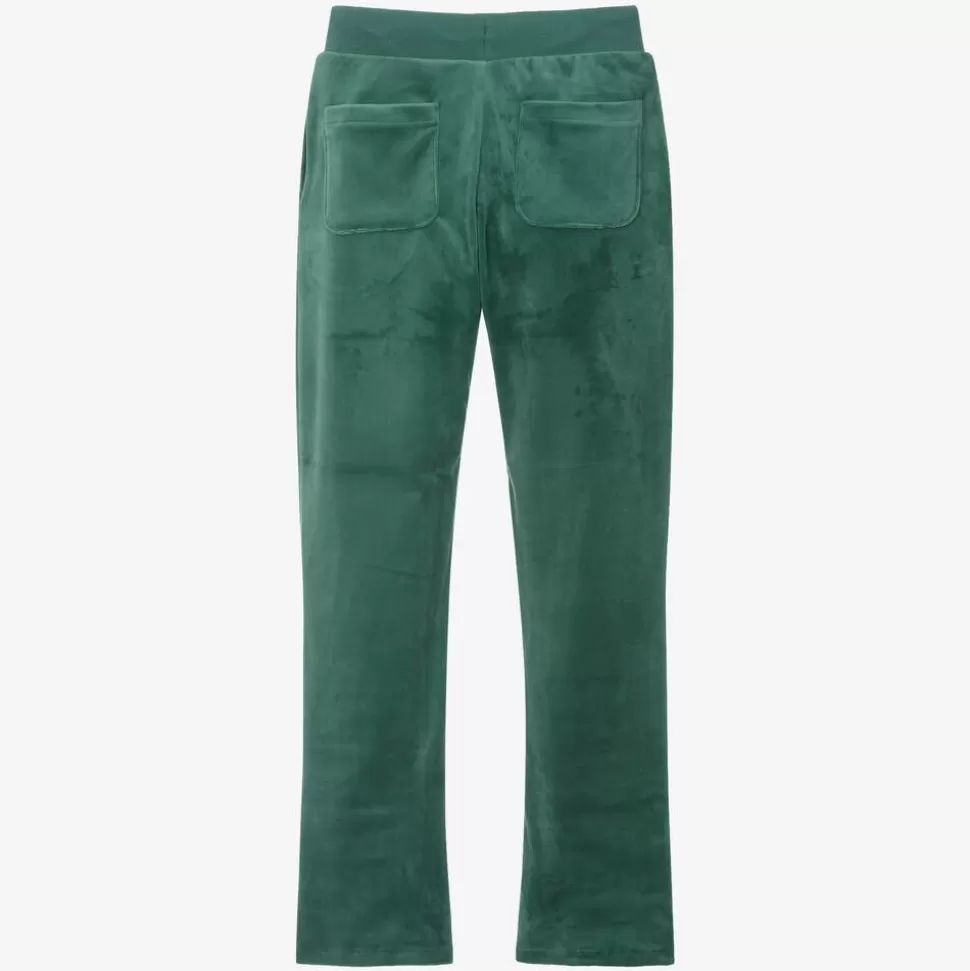 Juicy Couture Girls Green Velour Flared Joggers^ Trousers