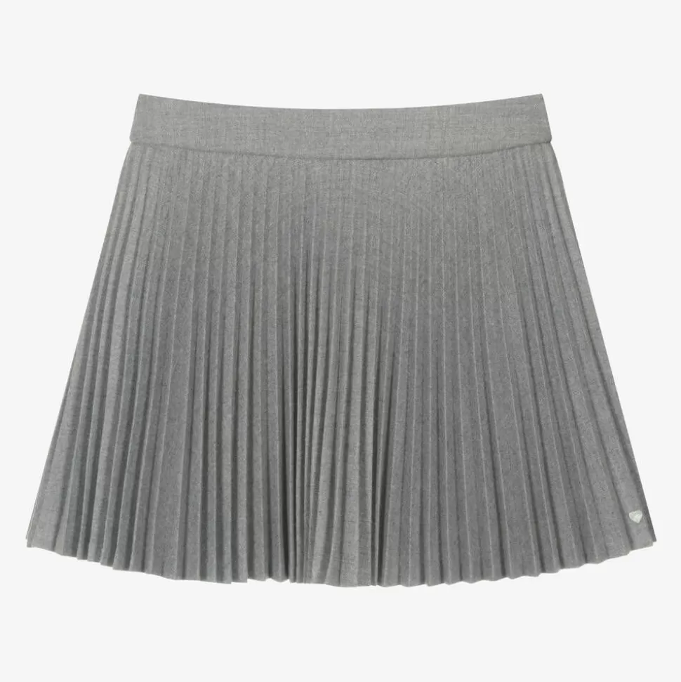 Tartine et Chocolat Girls Grey Pleated Skirt^ Skirts