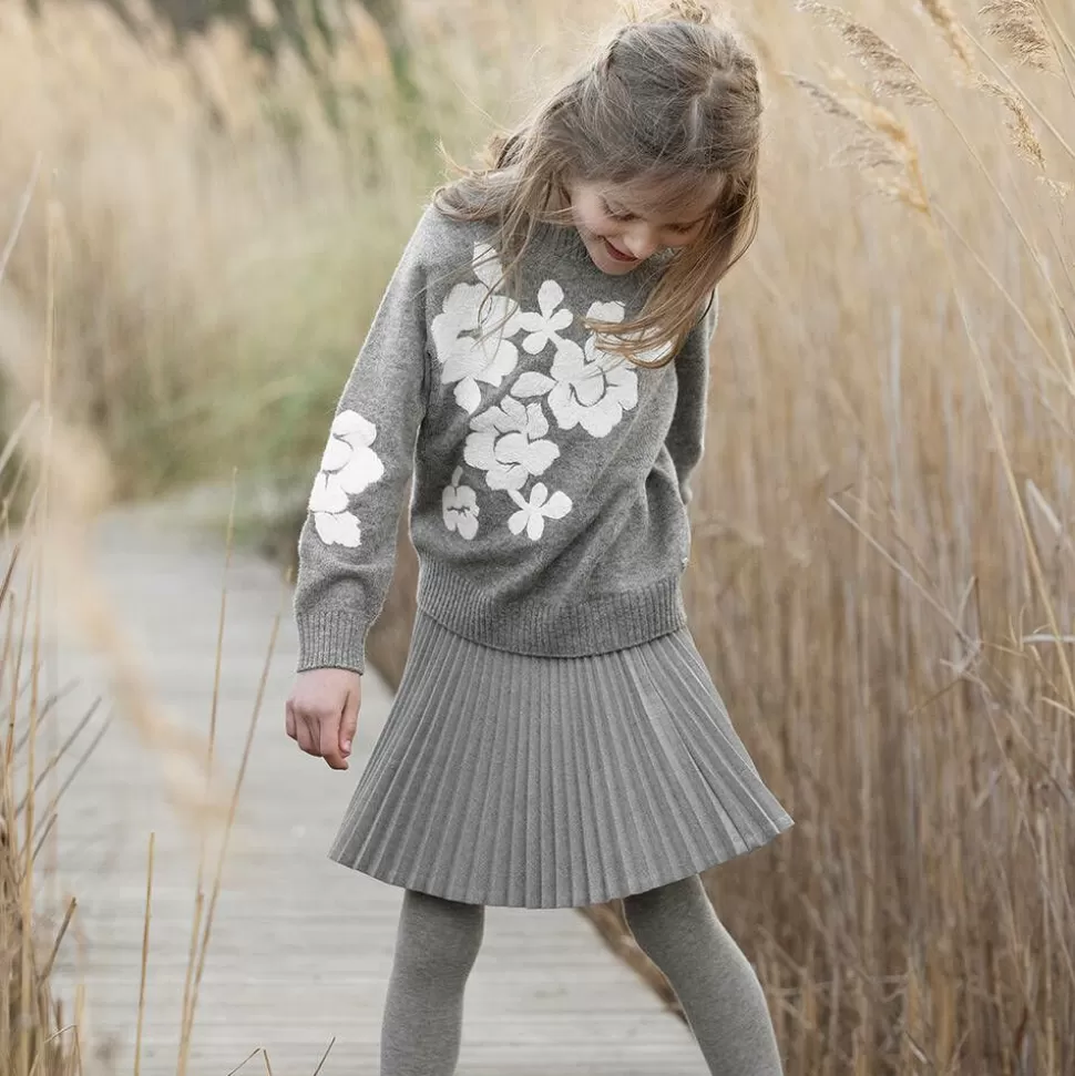 Tartine et Chocolat Girls Grey Pleated Skirt^ Skirts