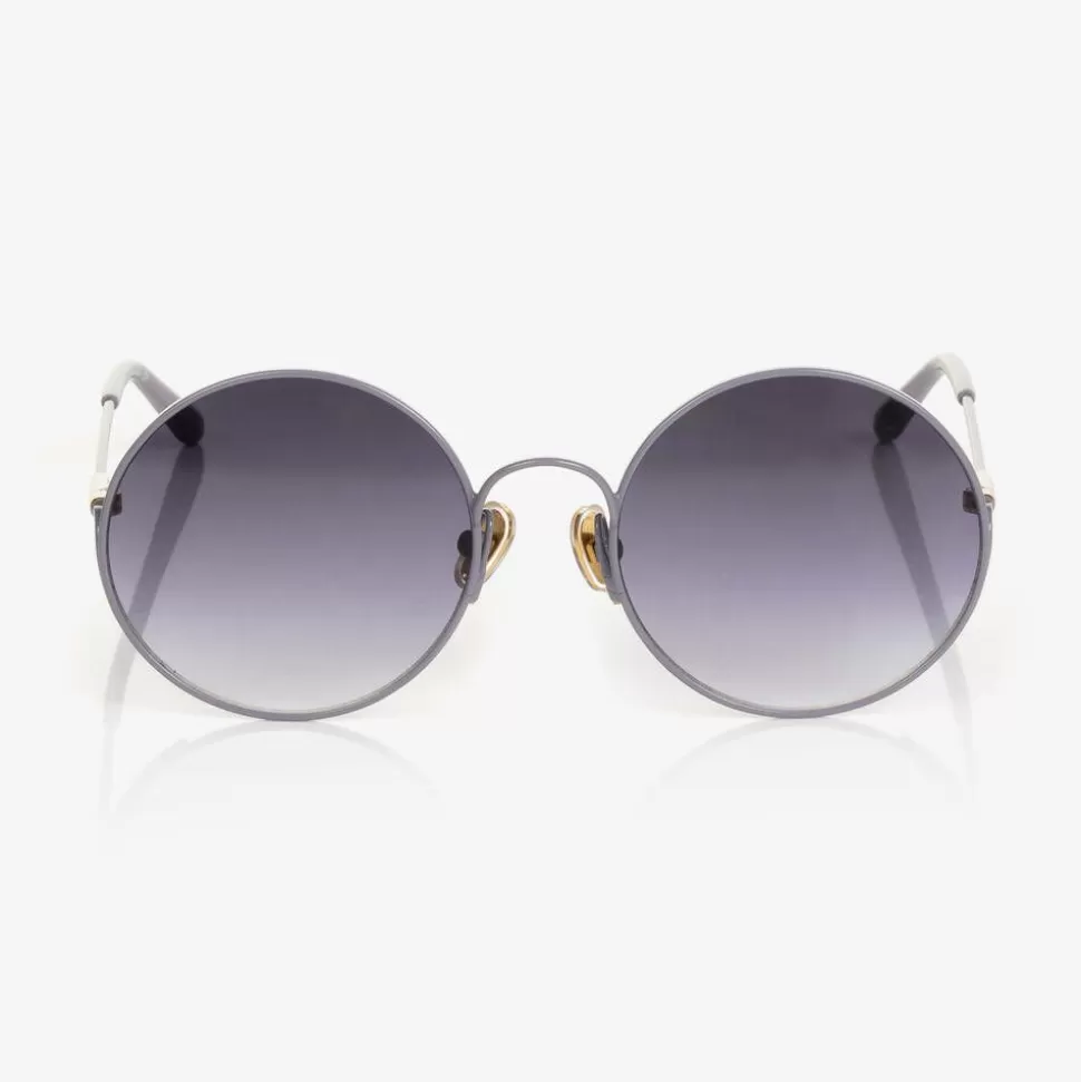 Chloé Girls Grey Round Sunglasses^ Clothing Accessories