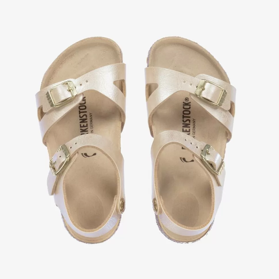 Birkenstock Girls Ivory Buckle Sandals^ Sandals