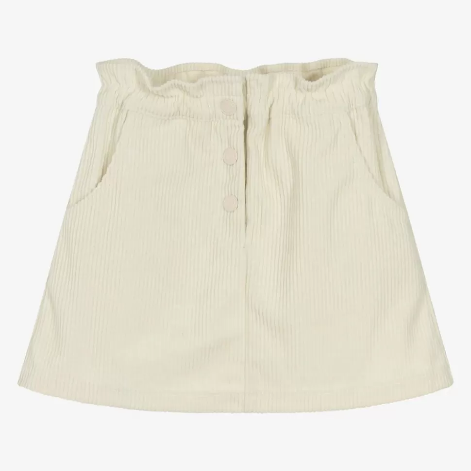 Everything Must Change Girls Ivory Corduroy Skirt^ Skirts