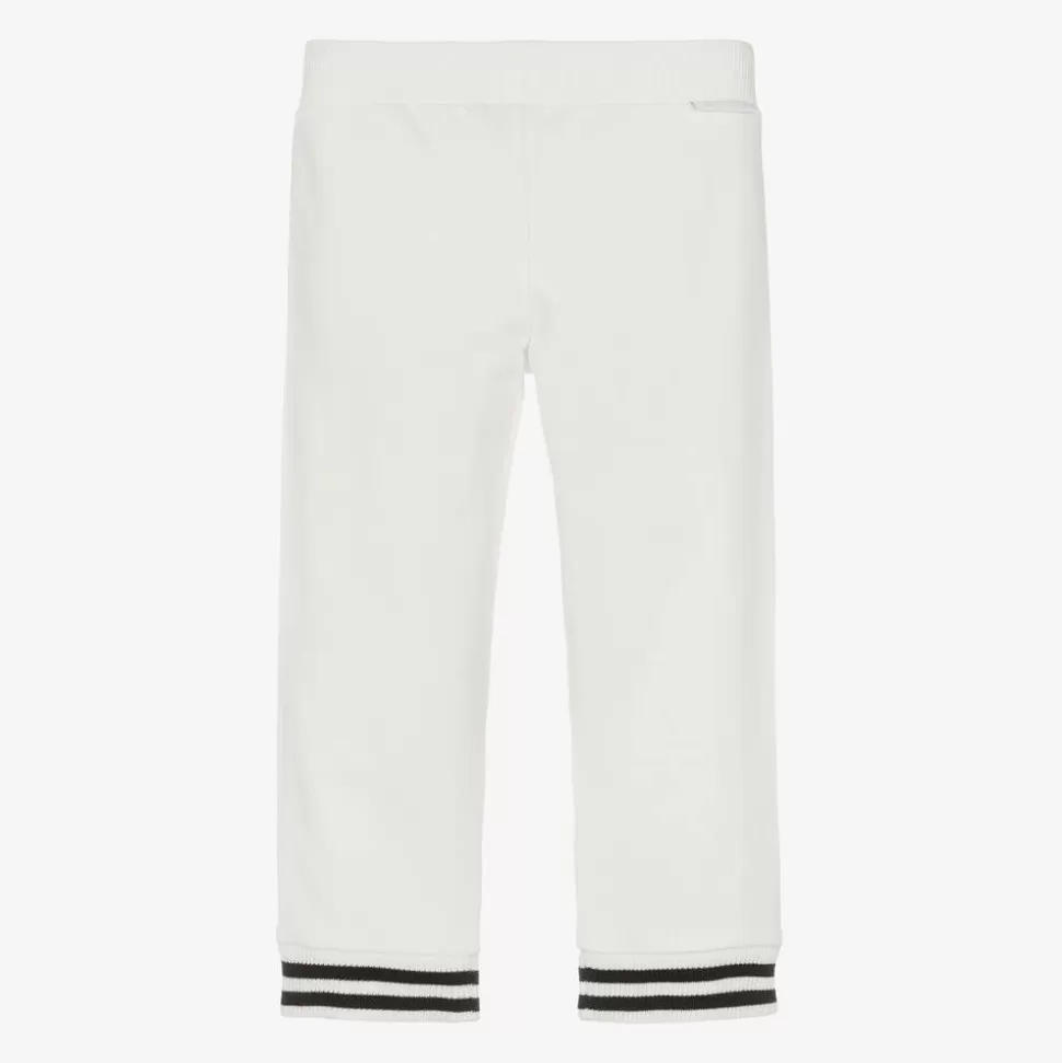 Moncler Enfant Girls Ivory Cotton Joggers^ Trousers