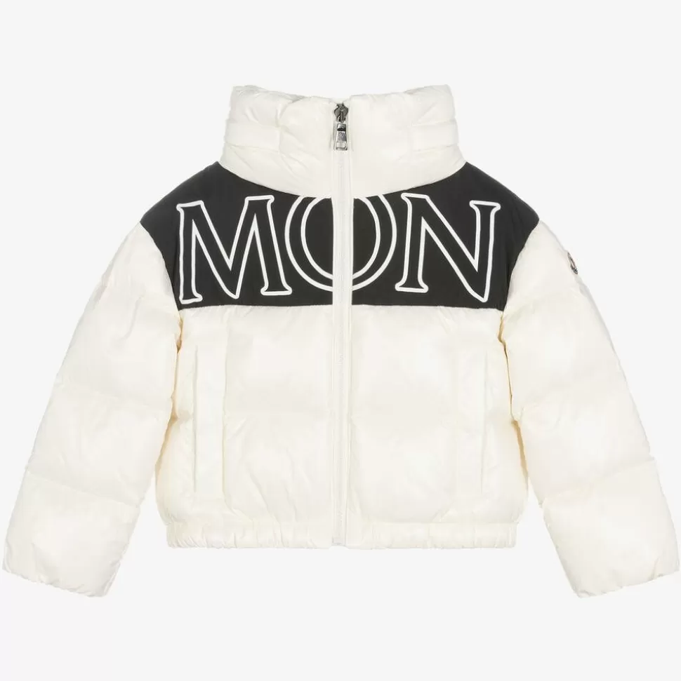 Moncler Enfant Girls Ivory Down Padded Jacket^ Coats & Jackets