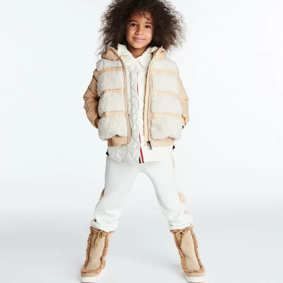Moncler Enfant Girls Ivory Down Padded Jacket^ Coats & Jackets