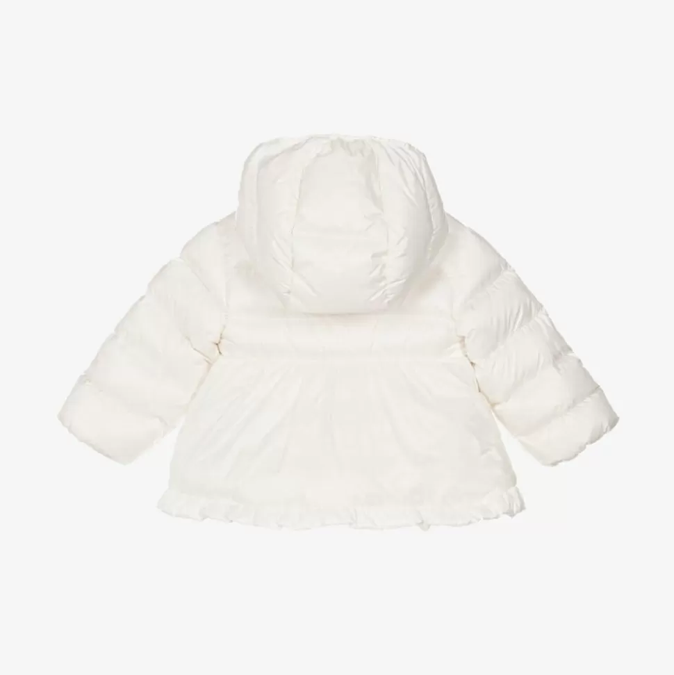 Moncler Enfant Girls Ivory Down Padded Odile Coat^ Coats & Jackets